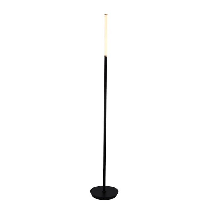 Luminária de Piso Metal Kaori Preto LED - 6,3W - Madel Home