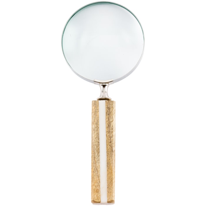 Lupa de Aumento Decorativa em Resina Multicolorido - Madel Home