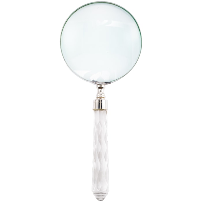 Lupa de Aumento Decorativa em Vidro Transparente - Madel Home