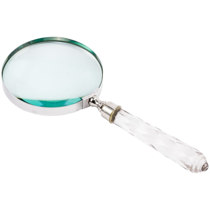 Lupa de Aumento Decorativa em Vidro Transparente - Madel Home
