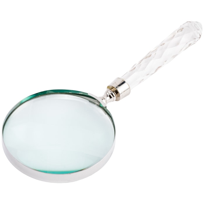Lupa de Aumento Decorativa em Vidro Transparente - Madel Home