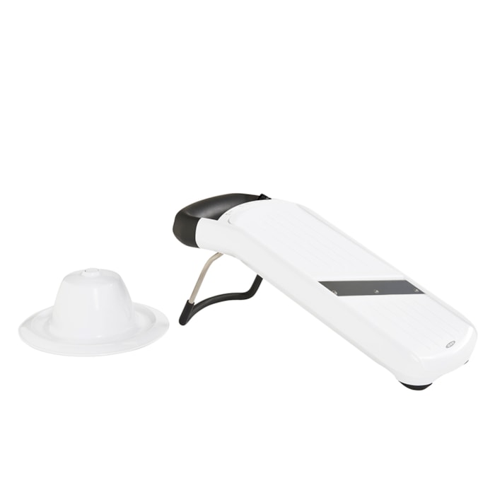 Mandoline Fatiador Manual em Plástico e Lâminas em Inox Branco Oxo - Madel Home