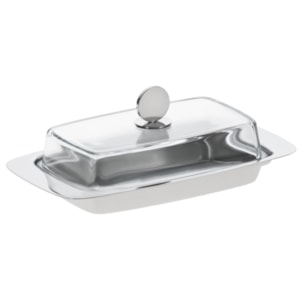 Manteigueira Retangular em Inox Gioia Riva - 20cm