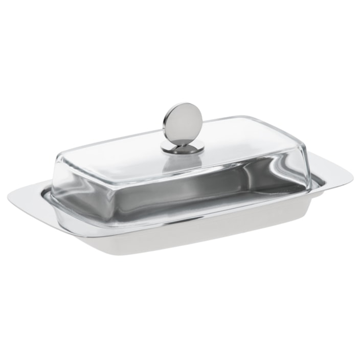 Manteigueira Retangular em Inox Gioia Riva - 20cm - Madel Home