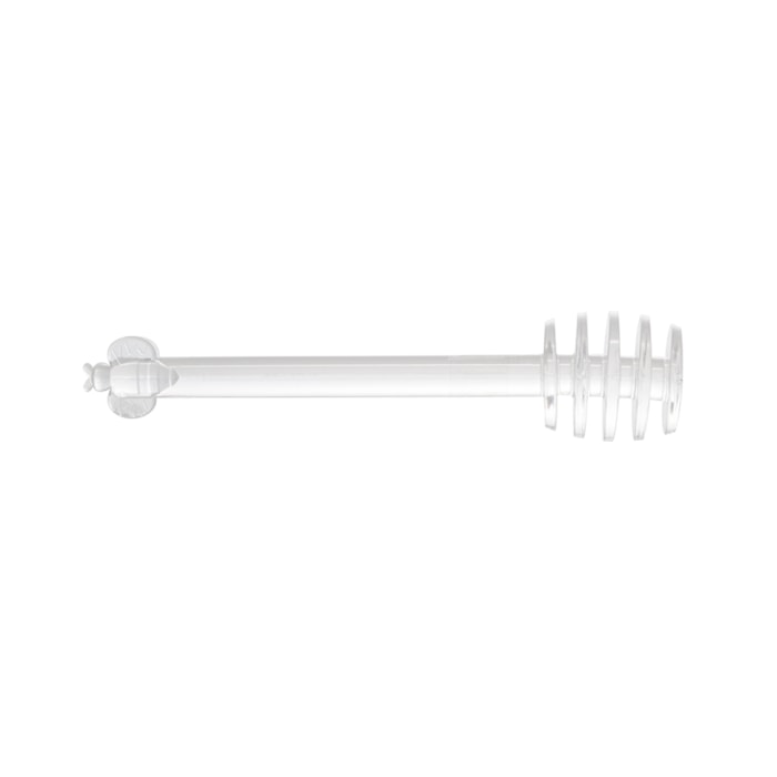 Meleira Redonda em Cristal com Colher Pearl Wolff - 10cm - Madel Home