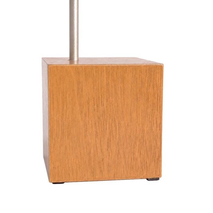 Mesa Lateral Orgânica Aula em Madeira Honey Clara e Champanhe - 58x34cm - Madel Home