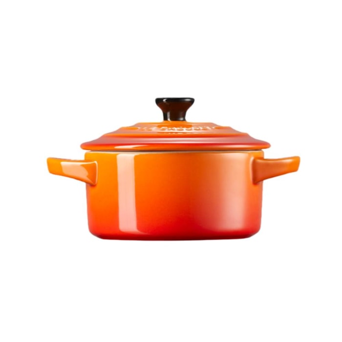 Mini Cocotte em Cerâmica Laranja Le Creuset - 10cm - Madel Home