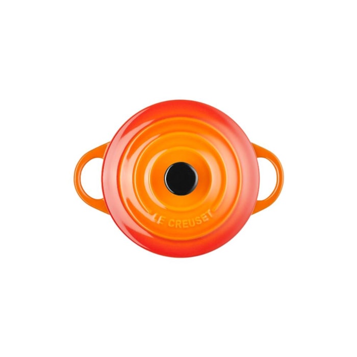 Mini Cocotte em Cerâmica Laranja Le Creuset - 10cm - Madel Home