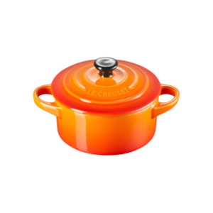 Mini Cocotte em Cerâmica Laranja Le Creuset - 10cm