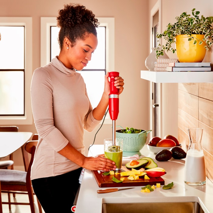 Mixer de Mão com Velocidade Variável Empire Red KitchenAid - 127V - Madel Home