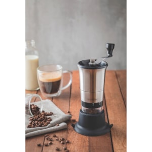 Moedor de Café Realce Aço Inox Copo Acrílico Tramontina