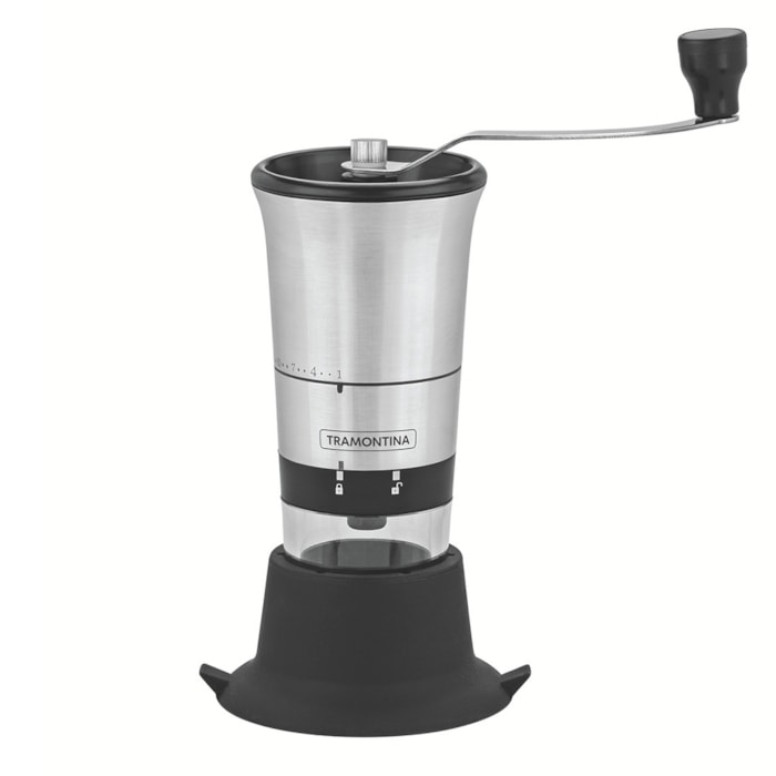 Moedor de Café Realce Aço Inox Copo Acrílico Tramontina - Madel Home