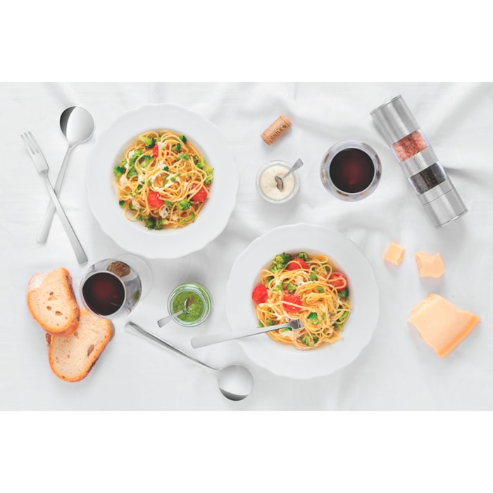 Moedor de Sal e Pimenta em Inox Prata Realce Tramontina - 19cm - Madel Home