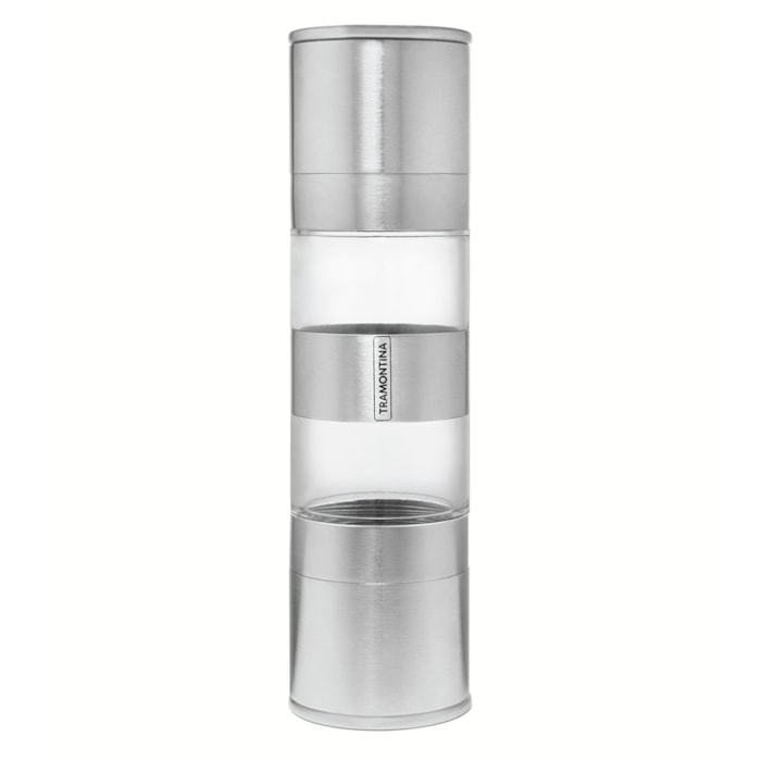 Moedor de Sal e Pimenta em Inox Prata Realce Tramontina - 19cm - Madel Home
