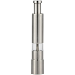 Moedor de Sal e Pimenta em Inox Prata Silver - 16cm