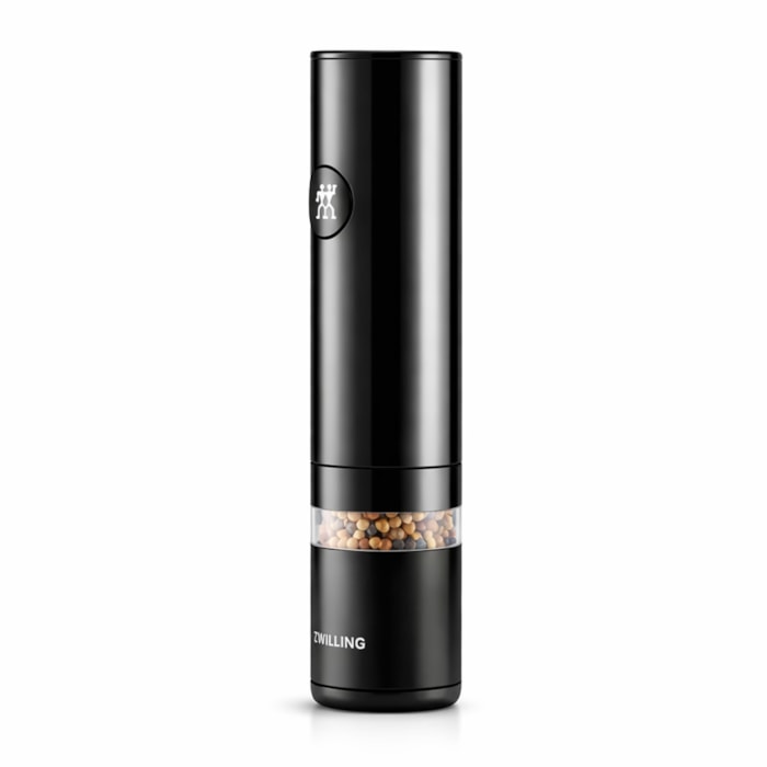 Moedor Elétrico de Sal e Pimenta USB em Cerâmica Preto Zwilling - Madel Home