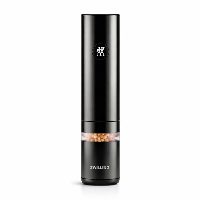 Moedor Elétrico de Sal e Pimenta USB em Cerâmica Preto Zwilling - Madel Home