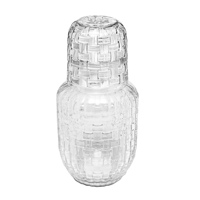 Moringa de Vidro com Copo Chess Wolff - 500ml - Madel Home