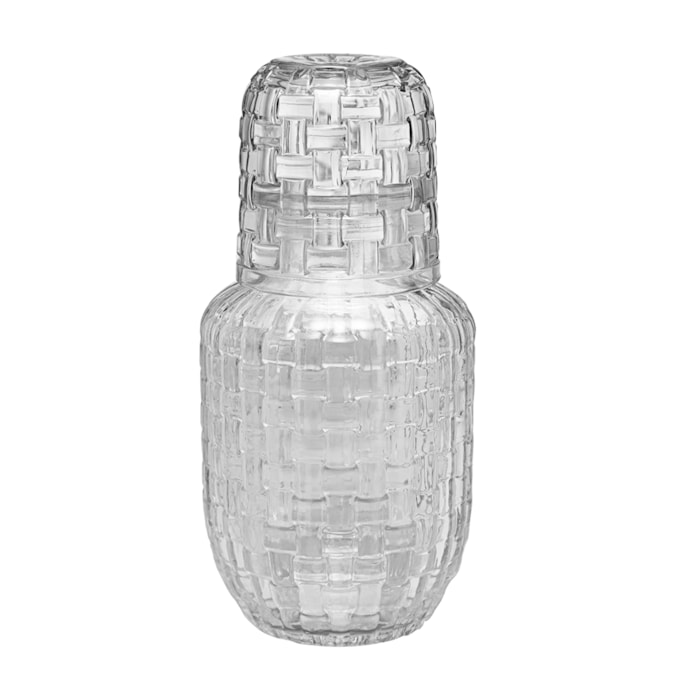 Moringa de Vidro com Copo Chess Wolff - 500ml - Madel Home