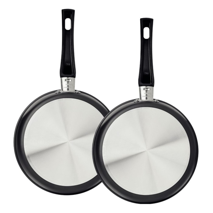 Omeleteira Alumínio Antiaderente Loreto Tramontina Grafite - 20cm - Madel Home