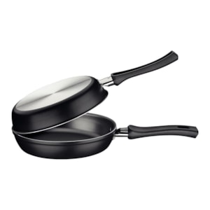 Omeleteira Alumínio Antiaderente Loreto Tramontina Grafite - 20cm