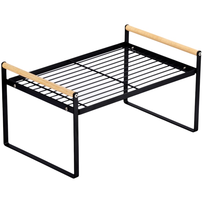 Organizador de Armário com Alça de Ferro Preto - Madel Home