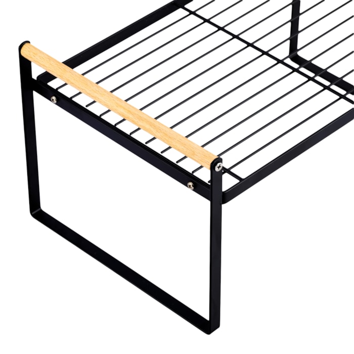 Organizador de Armário com Alça de Ferro Preto - Madel Home