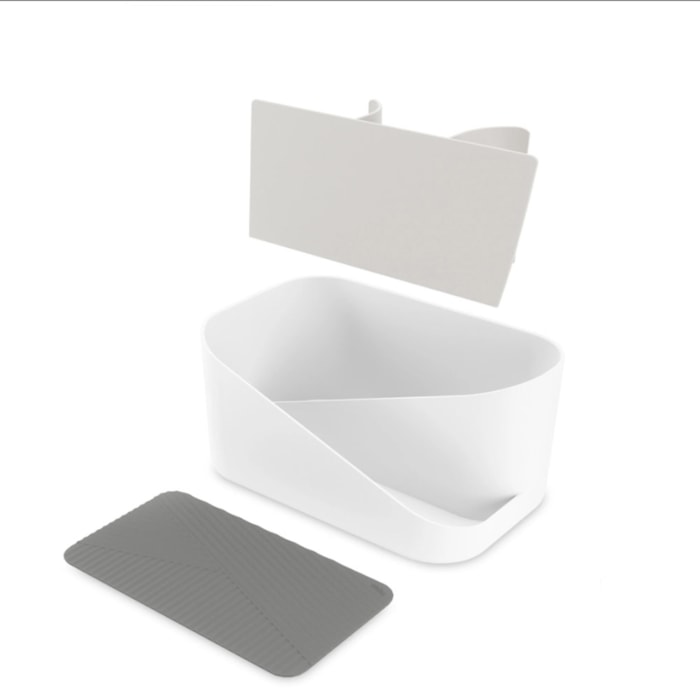 Organizador de Maquiagem Glam Hair Branco Umbra - Madel Home