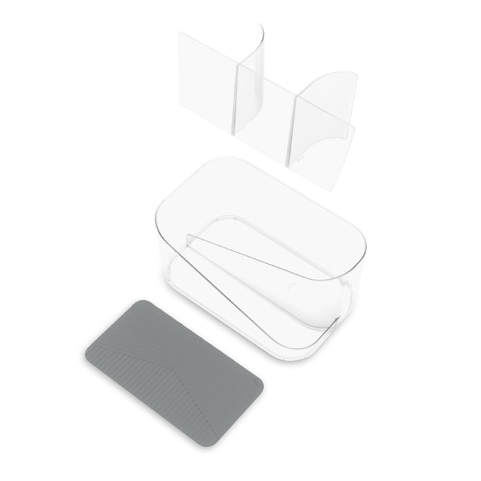 Organizador de Maquiagem Glam Hair Transparente Umbra - Madel Home