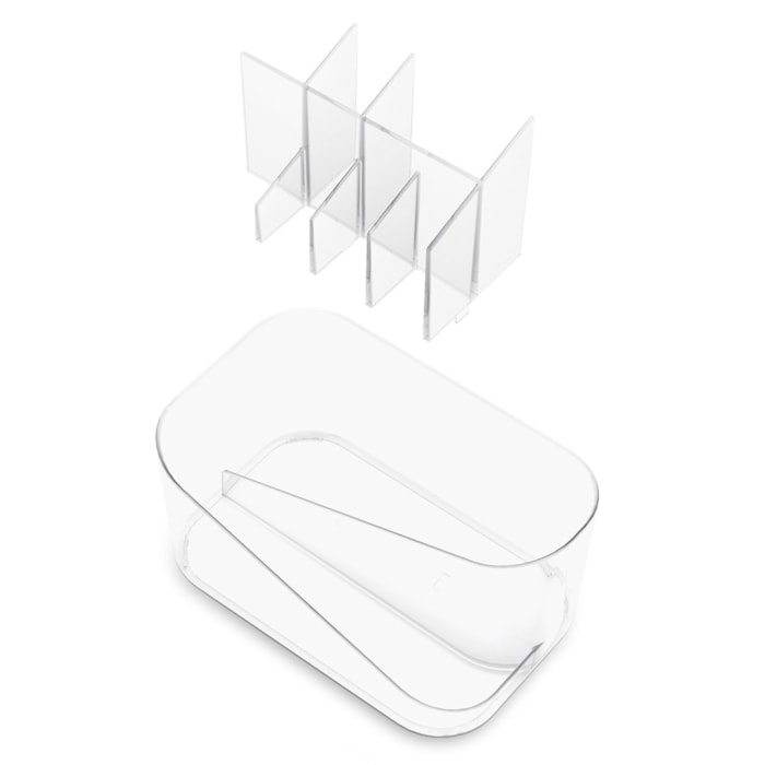 Organizador de Maquiagem Glam Transparente Umbra - Madel Home