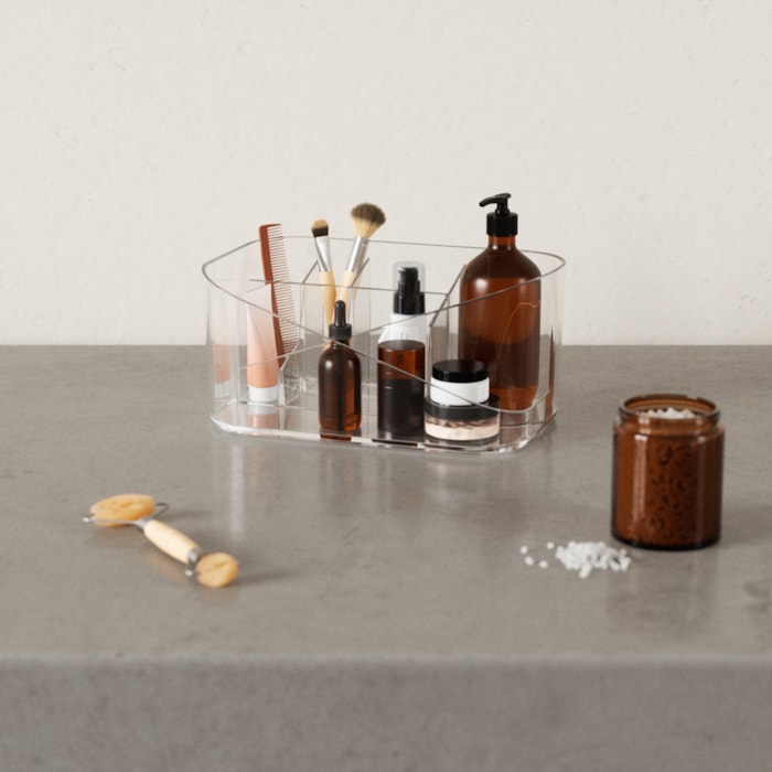 Organizador de Maquiagem Glam Transparente Umbra - Madel Home
