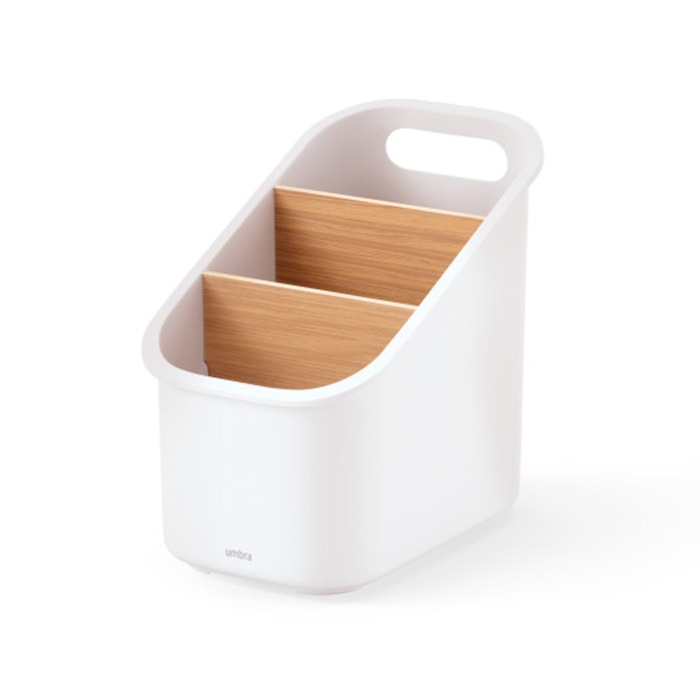 Organizador de Utensílios Bellwood Abs Branco/Natural Umbra - Madel Home