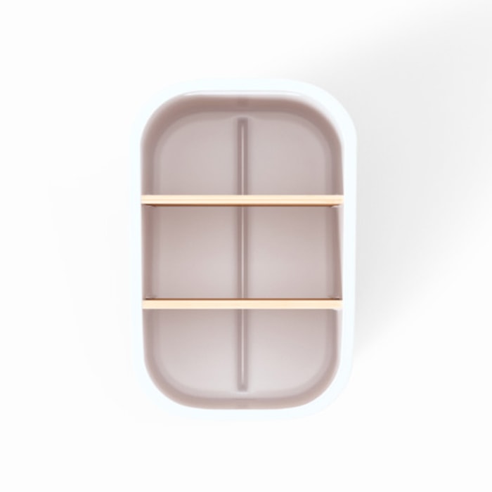 Organizador de Utensílios Bellwood Abs Branco/Natural Umbra - Madel Home
