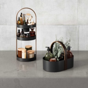 Organizador Multiuso Bellwood 3 Níveis Abs Preto Umbra