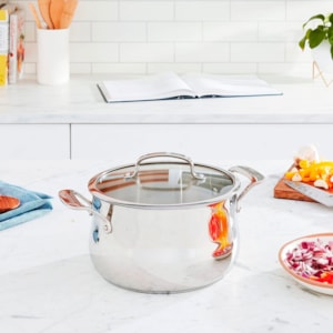 Panela Aço Inox Contour com Tampa Cuisinart Prata - 5L