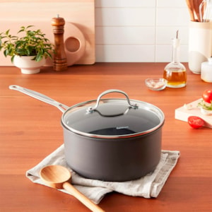 Panela Anodizada Chef's Classic com Tampa Preto Cuisinart  - 3L