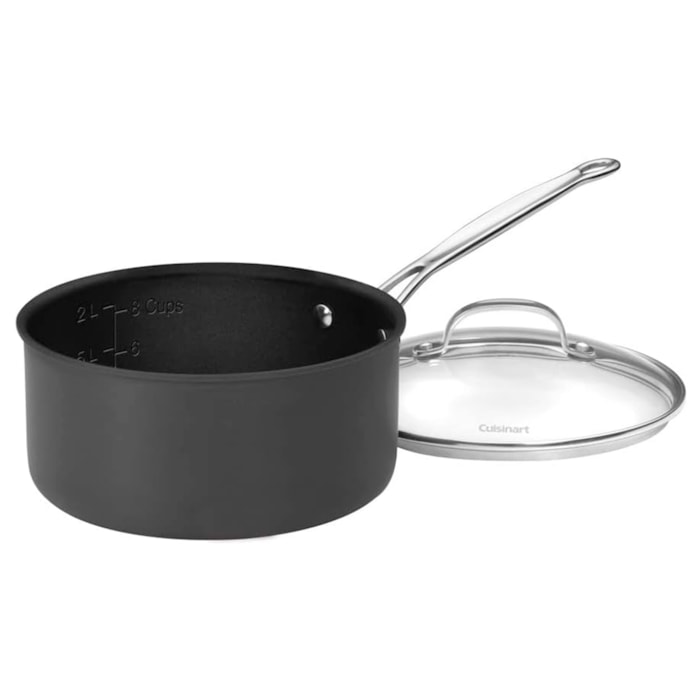 Panela Anodizada Chef's Classic com Tampa Preto Cuisinart  - 3L472, - Madel Home