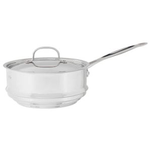 Panela de Cozimento a Vapor Inox Cuisinart Prata -  20cm 