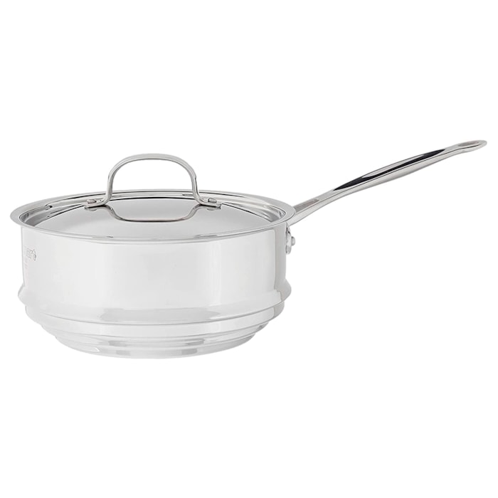 Panela de Cozimento a Vapor Inox Cuisinart Prata - 20cm - Madel Home