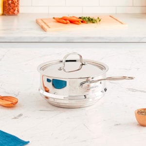 Panela de Cozimento a Vapor Inox Cuisinart Prata -  20cm 