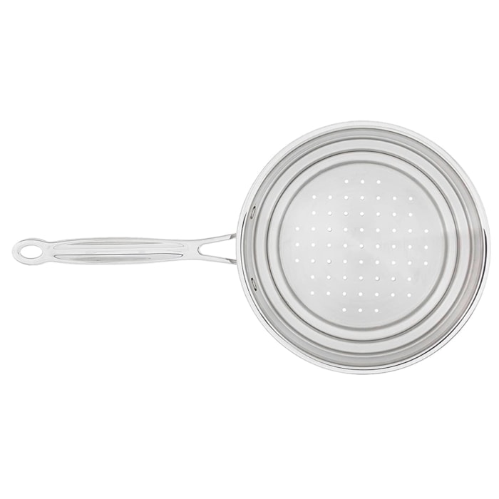 Panela de Cozimento a Vapor Inox Cuisinart Prata - 20cm - Madel Home