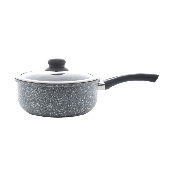 Panela de Indução Revestimento Cerâmico Granilite Cinza Wolff - 24cm - Madel Home