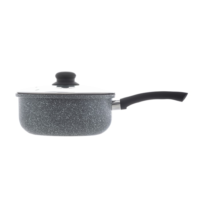 Panela de Indução Revestimento Cerâmico Granilite Cinza Wolff - 24cm - Madel Home