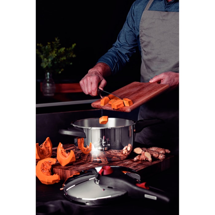 Panela de Pressão Solar Aço Inox Fundo Triplo Tramontina - 4,5L - Madel Home
