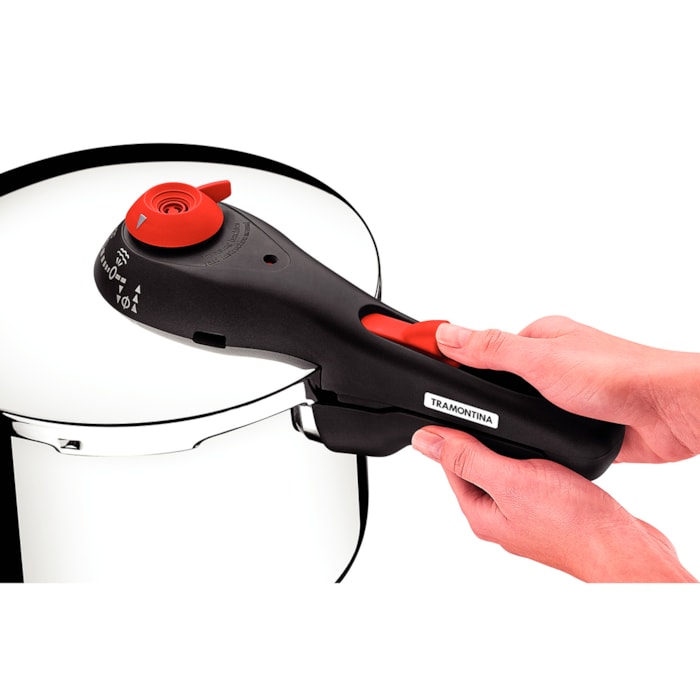 Panela de Pressão Solar Aço Inox Fundo Triplo Tramontina - 4,5L - Madel Home