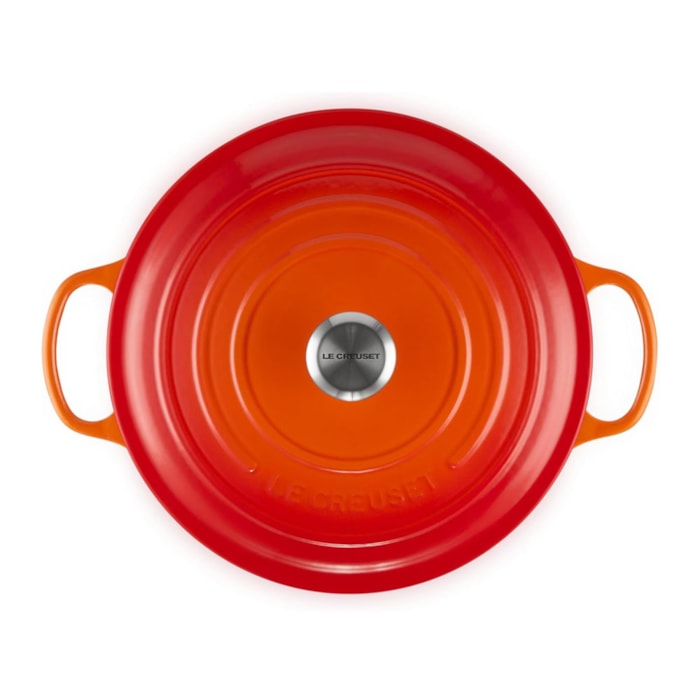 Panela Redonda Signature Laranja Le Creuset - 30cm - Madel Home