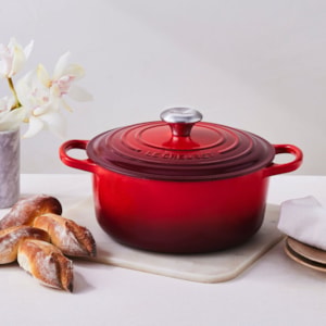 Panela Redonda Signature Vermelho Le Creuset - 24cm