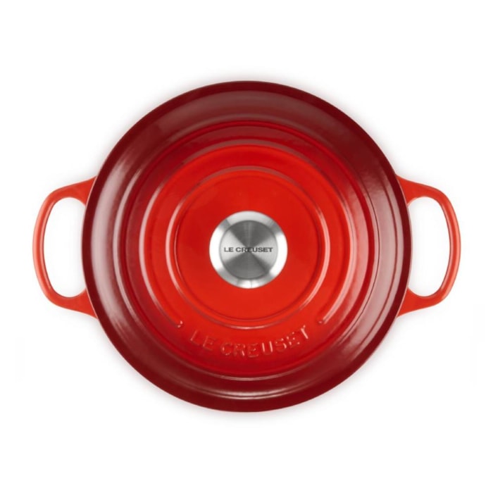 Panela Redonda Signature Vermelho Le Creuset - 24cm - Madel Home