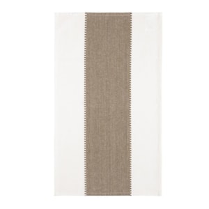 Pano de Prato 100% Algodão Taupe Nova Delhi 40x70cm