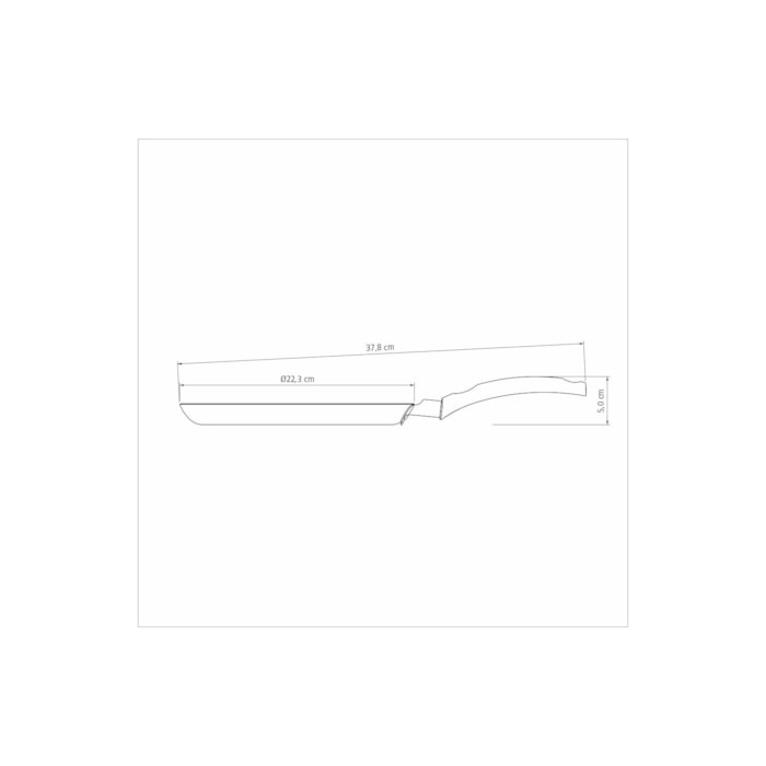 Panquequeira Turim Alumínio Antiaderente Chumbo Tramontina - 22cm - Madel Home